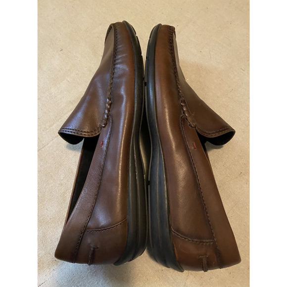 Moral Code x Donald Driver Shoes Mens Size 11 M Brown Leather Slip on Loafers - Picture 8 of 12